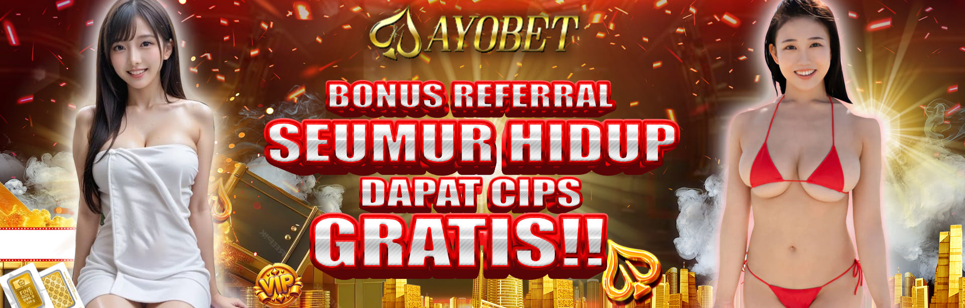 AYOBET BONUS REFERRAL DAPATKAN FREECHIP