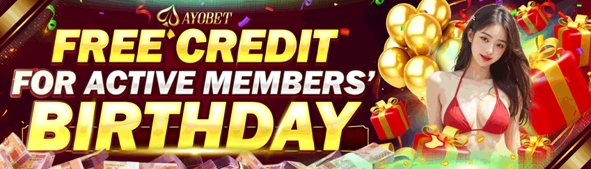 FREE CREDIT FOR BIRTHDAY ACTIVE MEMBER