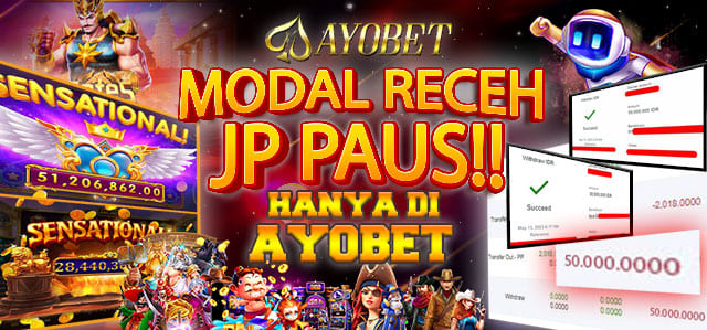 AYOBET MODAL RECEH JP PAUS